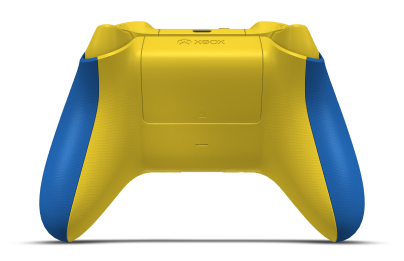 Xbox ワイヤレス コントローラー - Corps: Shock Blue, BMD: Lightning Yellow (métallique), Joysticks: Lighting Yellow