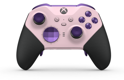 Xbox Elite Wireless Controller Series 2 - Core - Framsida: Ljusrosa + gummerat grepp, Styrknapp: Facett, Astral Purple (Metall), Baksida: Ljusrosa + gummerat grepp