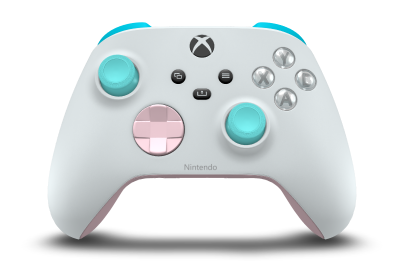 Xbox 無線控制器 - Corps: Robot White, BMD: Soft Pink, Joysticks: Glacier Blue