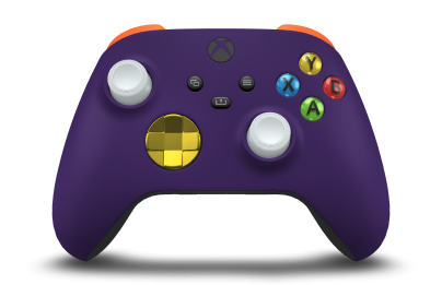 Xbox Wireless Controller - Body: Astral Purple, D-Pads: Lightning Yellow (Metallic), Thumbsticks: Robot White