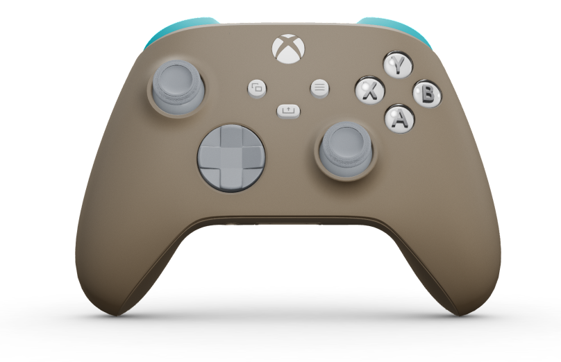 Xbox Wireless Controller - Corps: Desert Tan, BMD: Ash Grey, Joysticks: Ash Grey
