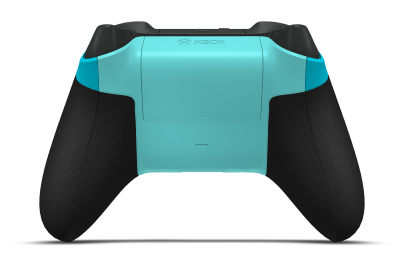 Xbox Wireless Controller - Framsida: Dragonfly Blue, Styrknappar: Robotvit, Styrspakar: Robotvit