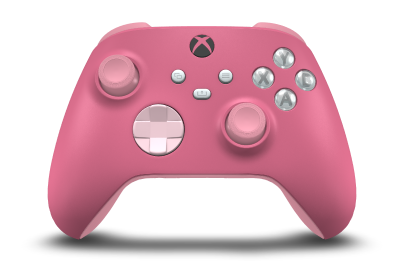 Xbox Wireless Controller - Corpo: Rosa Profundo, Botões Direcionais: Rosa suave, Manípulos Analógicos: Rosa Retro