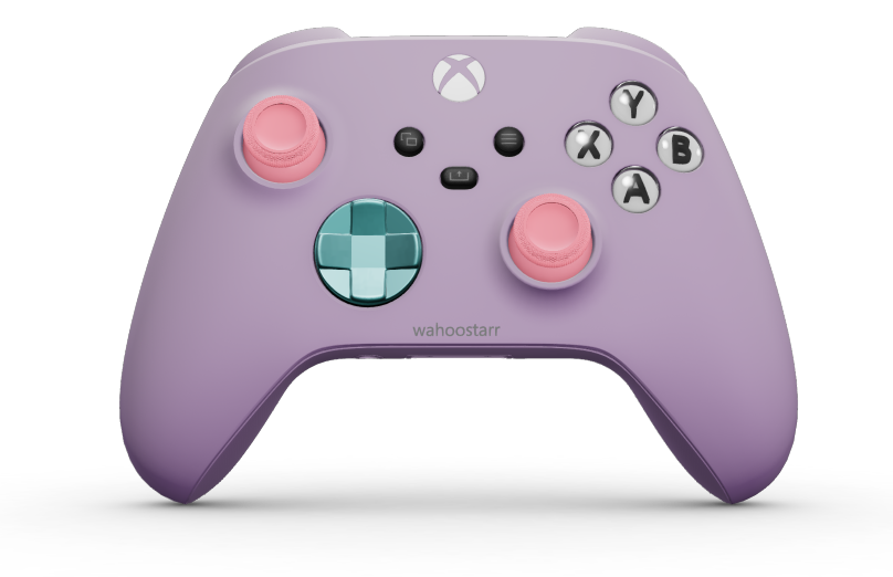 Xbox Wireless Controller - Body: Soft Purple, D-Pads: Glacier Blue (Metallic), Thumbsticks: Retro Pink