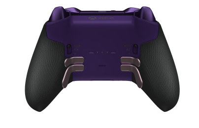 Xbox Elite Wireless Controller Series 2 - Core - Behuizing voorzijde: Astralpaars + rubberen handvatten, D-pad: Facet, Soft Pink (Metal), Behuizing achterzijde: Astralpaars + rubberen handvatten
