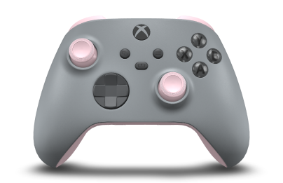 Xbox Wireless Controller - Body: Ash Gray, D-Pads: Storm Grey, Thumbsticks: Soft Pink