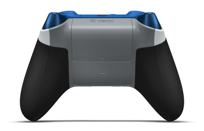 Xbox Wireless Controller - Framsida: Robotvit, Styrknappar: Fotonblå (metallic), Styrspakar: Storm Grey