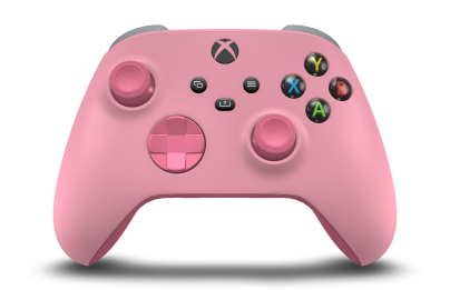 Xbox Wireless Controller - Hoofdtekst: Retro-roze, D-Pads: Dieproze, Duimsticks: Dieproze