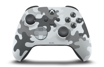 Xbox Wireless Controller - Body: Arctic Camo, D-Pads: Ash Grey, Thumbsticks: Storm Grey