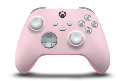 Xbox 무선 컨트롤러 - Body: Soft Pink, D-Pads: Ash Grey, Thumbsticks: Robot White