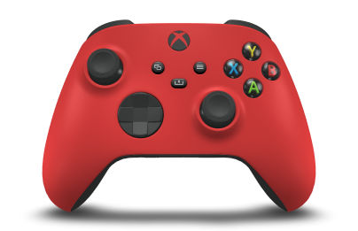 Manette sans fil Xbox - Corps: Pulse Red, BMD: Carbon Black, Joysticks: Carbon Black