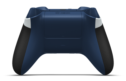 Xbox Wireless Controller - Hoofdtekst: Robotwit, D-Pads: Middernachtblauw (metallic), Duimsticks: Middernachtblauw