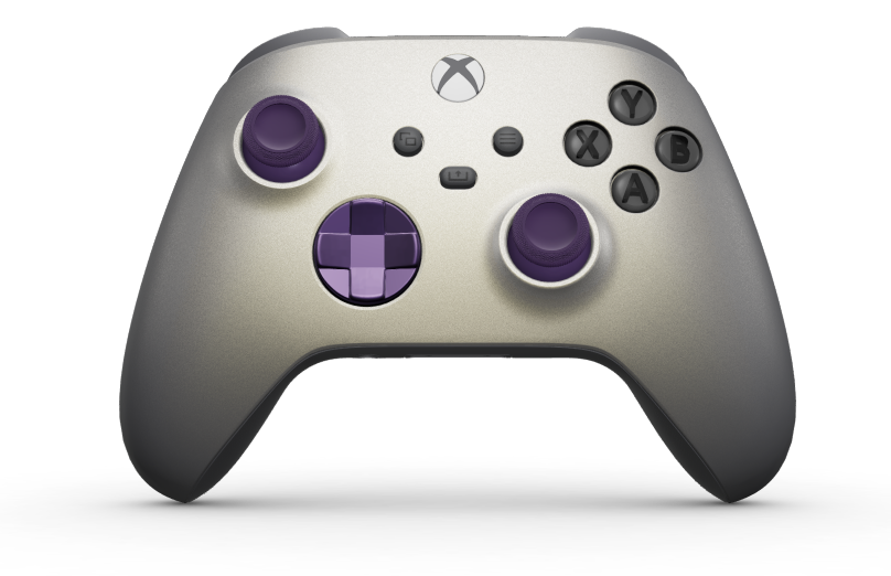 Xbox Wireless Controller - Body: Lunar Shift, D-Pads: Astral Purple (Metallic), Thumbsticks: Astral Purple