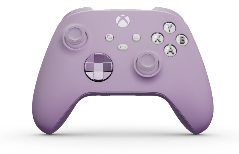 Xbox Wireless Controller - Corps: Soft Purple, BMD: Soft Purple (métallique), Joysticks: Soft Purple