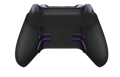 Xbox Elite Wireless Controller Series 2 – Core - Behuizing voorzijde: Astralpaars + rubberen handvatten, D-pad: Facet, Astral Purple (Metal), Behuizing achterzijde: Carbonzwart + rubberen handvatten