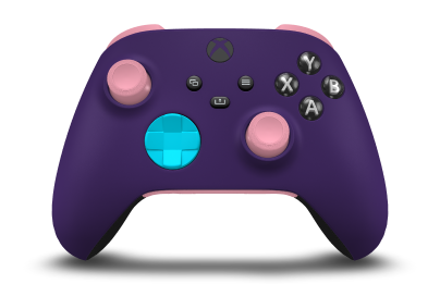 Xbox Wireless Controller - Body: Astral Purple, D-Pads: Dragonfly Blue, Thumbsticks: Retro Pink