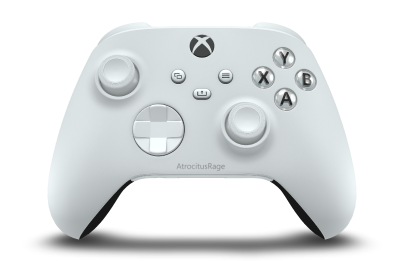 Xbox Wireless Controller - Corpo: Branco Robot, Botões Direcionais: Branco Robot, Manípulos Analógicos: Branco Robot