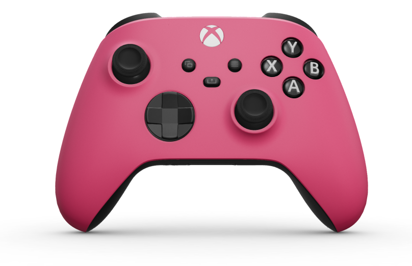 Xbox Wireless Controller - Corps: Deep Pink, BMD: Carbon Black, Joysticks: Carbon Black