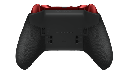 Xbox Elite Wireless Controller Series 2 - Core - Corps: Carbon Black + poignées caoutchoutées, BMD: Facette, Pulse Red (métal), Arrière: Carbon Black + poignées caoutchoutées