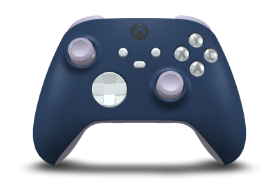 Xbox ワイヤレス コントローラー - Body: Midnight Blue, D-Pads: Robot White, Thumbsticks: Soft Purple