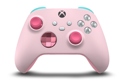 Xbox 無線控制器 - Body: Soft Pink, D-Pads: Retro Pink (Metallic), Thumbsticks: Deep Pink
