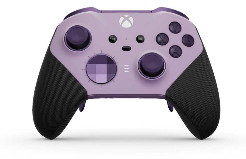 Xbox Elite Wireless Controller Series 2 - Core - Vorderseite: Soft Purple + gummierte Griffe, D-Pad: Facettiert, Astral Purple (Metall), Rückseite: Soft Purple + gummierte Griffe