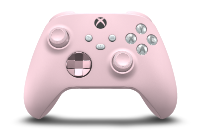 Xbox ワイヤレス コントローラー - Body: Soft Pink, D-Pads: Soft Pink (Metallic), Thumbsticks: Soft Pink