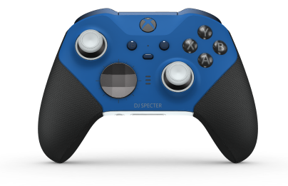 Xbox Elite Wireless Controller Series 2 - Core - 本體: 衝擊藍 + 橡膠握把, 方向鍵: 多面向，風暴灰 (金屬), 背面: 機器白 + 橡膠握把