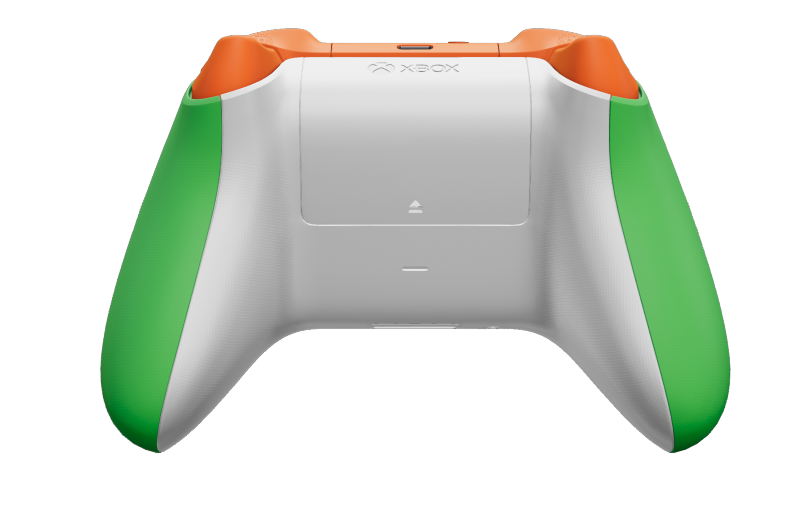 Xbox Wireless Controller - Korpus: Zieleń prędkości, Pady kierunkowe: Biel robota, Drążki: Skórka pomarańczy