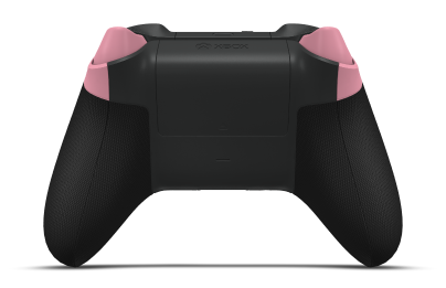 Manette avec corps Retro Pink, BMD Carbon Black et joysticks Carbon Black - Vue arrière
