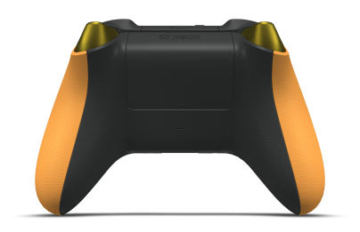 Xbox draadloze controller - Body: Soft Orange, D-Pads: Lightning Yellow (Metallic), Thumbsticks: Carbon Black