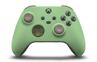 Xbox Wireless Controller - Body: Soft Green, D-Pads: Nocturnal Green, Thumbsticks: Desert Tan
