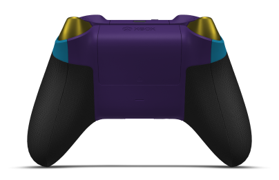 Xbox Wireless Controller - Corpo: Azul Mineral, Botões Direcionais: Amarelo Relâmpago (Metálico), Manípulos Analógicos: Roxo Astral
