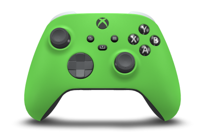 Xbox Wireless Controller - Body: Velocity Green, D-Pads: Storm Grey, Thumbsticks: Storm Grey