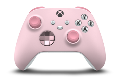 Xbox Wireless Controller - Body: Soft Pink, D-Pads: Soft Pink (Metallic), Thumbsticks: Retro Pink