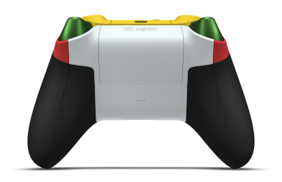Xbox 無線控制器 - Body: Pulse Red, D-Pads: Velocity Green (Metallic), Thumbsticks: Carbon Black