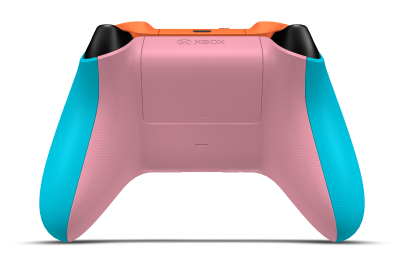 Xbox Wireless Controller - Corps: Dragonfly Blue, BMD: Bright Silver (métallique), Joysticks: Zest Orange