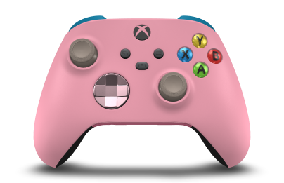Xbox ワイヤレス コントローラー - Corps: Retro Pink, BMD: Soft Pink (métallique), Joysticks: Desert Tan
