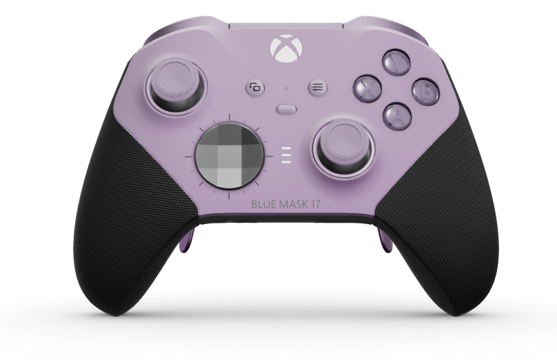 Xbox Elite Wireless Controller Series 2 - Core - Body: Soft Purple + Rubberized Grips, D-pad: Faceted, Storm Gray (Metal), Back: Storm Gray + Rubberized Grips