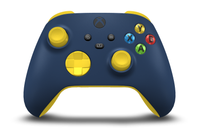Xbox Wireless Controller - Body: Midnight Blue, D-Pads: Lighting Yellow, Thumbsticks: Lighting Yellow