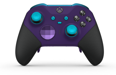Xbox Elite Wireless Controller Series 2 - Core - Hoveddel: Astral Purple + Rubberized Grips, D-blok: Facet, Astrallilla (metal), Bagside: Astral Purple + Rubberized Grips
