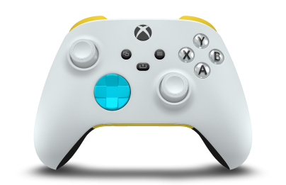 Xbox Wireless Controller - Corps: Robot White, BMD: Dragonfly Blue, Joysticks: Robot White