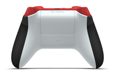 Xbox 無線控制器 - Cuerpo: Negro carbón, Crucetas: Rojo radiante, Palancas de mando: Blanco robot