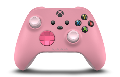 Xbox Wireless Controller - Corps: Retro Pink, BMD: Deep Pink, Joysticks: Soft Pink