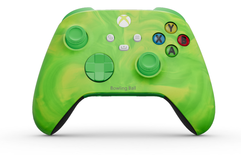 Xbox Wireless Controller - Hoofdtekst: Electric Vapor, D-Pads: Velocity Green, Duimsticks: Velocity Green