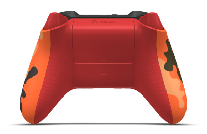 Xbox Wireless Controller - Body: Blaze Camo, D-Pads: Zest Orange, Thumbsticks: Pulse Red