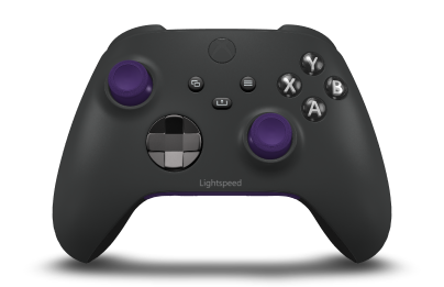 Xbox Wireless Controller - Body: Carbon Black, D-Pads: Carbon Black (Metallic), Thumbsticks: Astral Purple