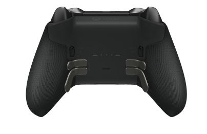 Xbox Elite draadloze controller Series 2 - Core - Framsida: Carbon Black + gummerat grepp, Styrknapp: Facett, Storm Gray (Metall), Baksida: Carbon Black + gummerat grepp