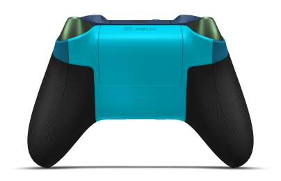 Xbox Wireless Controller - Body: Mineral Blue, D-Pads: Velocity Green (Metallic), Thumbsticks: Glacier Blue