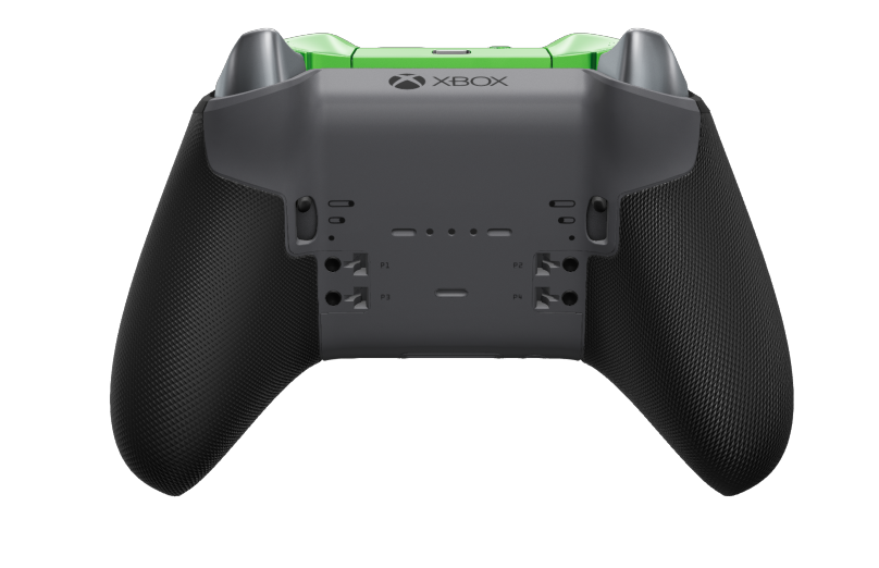 Comando Sem Fios Xbox Elite Series 2 - Core - Body: Nocturnal Green + Rubberised Grips, D-pad: Facet, Storm Grey (Metal), Back: Storm Gray + Rubberised Grips
